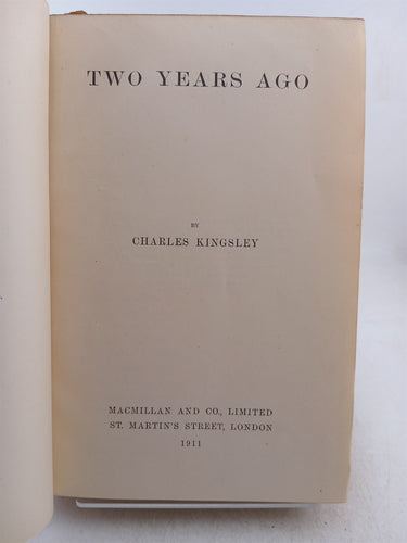 Two Years Ago by Charles Kingsley
