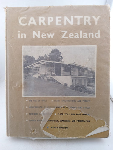 Carpentry In New Zealand by New Zealand Technical Correspondence Institute