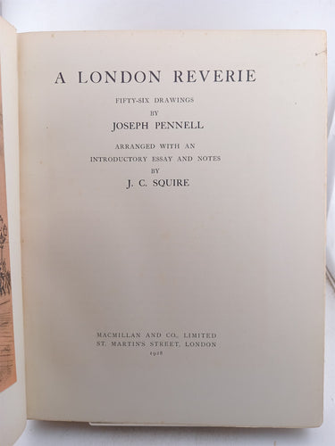 A London Reverie by Joseph Pennell