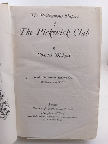 The Posthumous Papers of The Pickwick Club (The Fireside Dickens) by Charles Dickens