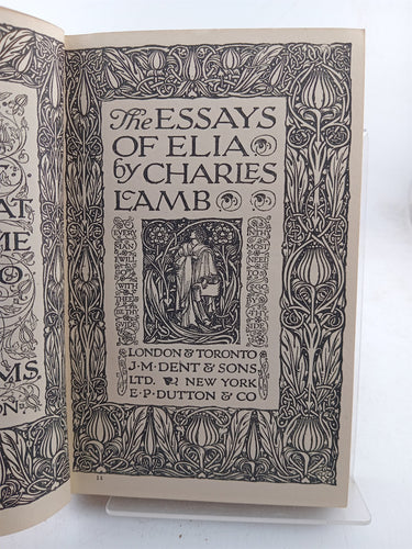 The Essays of Elia (Everyman's Library) by Charles Lamb