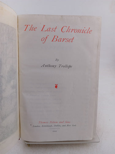 The Last Chronicle of Barset (New Canterbury Library) by Anthony Trollope