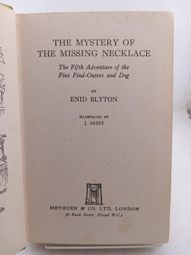 The Mystery of the Missing Necklace by Enid Blyton