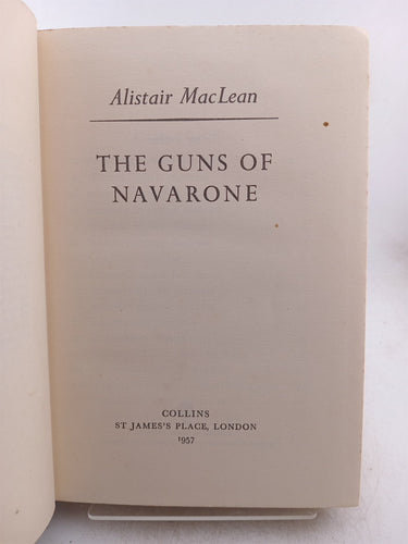 The Guns of Navarone by Alistair MacLean