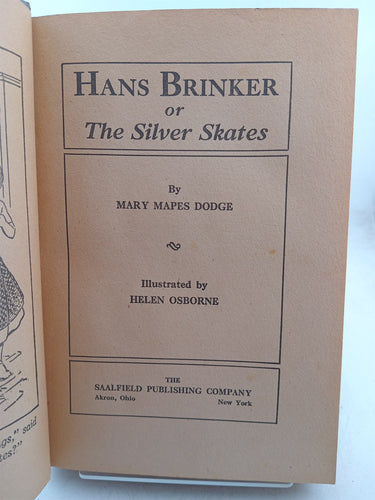 Hans Brinker or The Silver Skates by Mary Mapes Dodge
