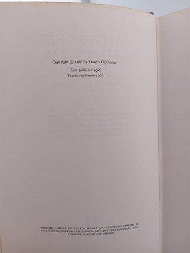 Along the Clipper Way by Francis Chichester