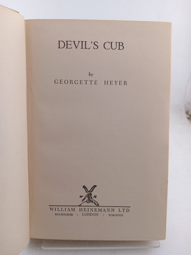 Devil's Cub by Georgette Heyer