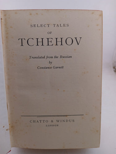 Selected Tales of Tchehov by Anton Tchehov,Constance Garnett (Translator)