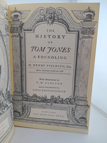 The History of Tom Jones (The Heritage Press) by Henry Fielding - Book Express - Used Print Books
