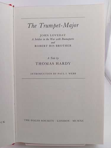 The Trumpet-Major (The Folio Society) by Thomas Hardy - Book Express - Used Print Books