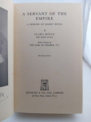 A Servant of the Empire: A Memoir of Harry Boyle by Clara Boyle