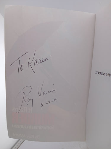 It Rains Murder Sometimes in Juneau by Roy J. Varni - Book Express - Used Print Books