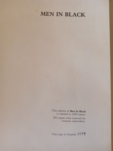 Men in Black by R. H. Chester,N. A. C. McMillan