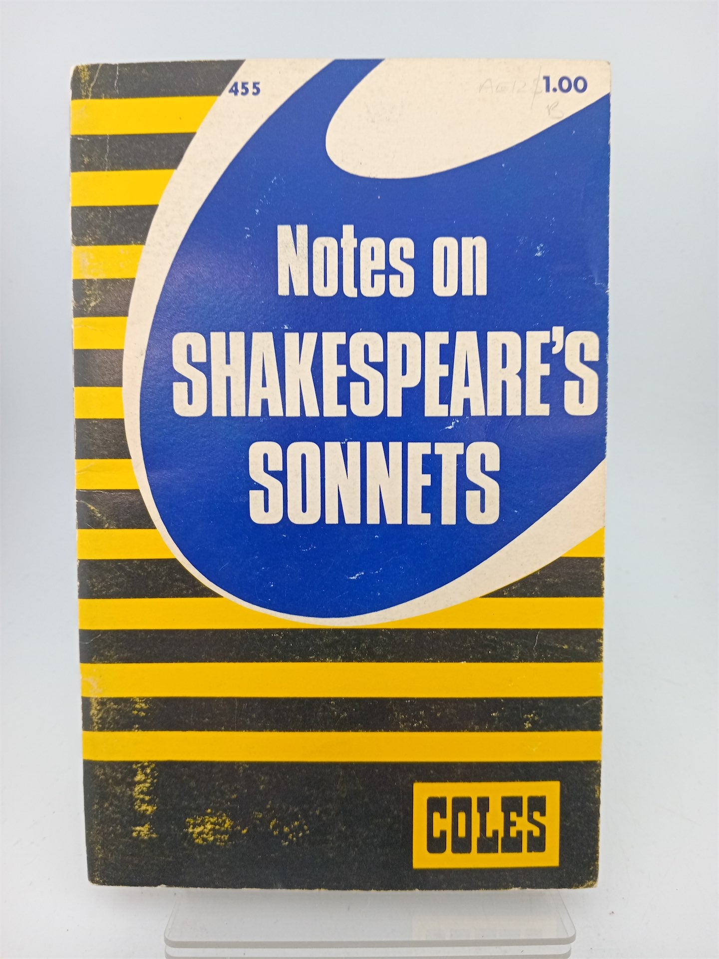 Colls Notes Notes on Shakespeare's Sonnets (Coles Notes 455) by Coles Notes – Book ...