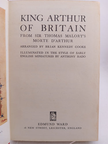 King Arthur of Britain by Brian Kennedy Cooke