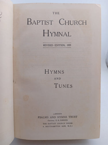 The Baptist Church Hymnal by Unknown