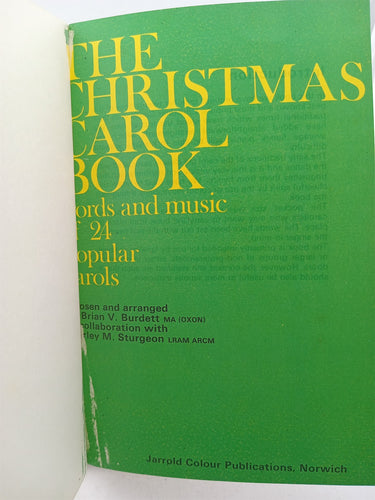 The Christmas Carol Book by Brian V. Burdett,Shirley M. Sturgeon