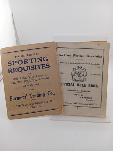 The Auckland Football Accociation Inc: Official Rule Book by AFA