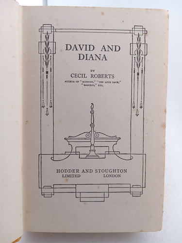 David and Diana by Cecil Roberts