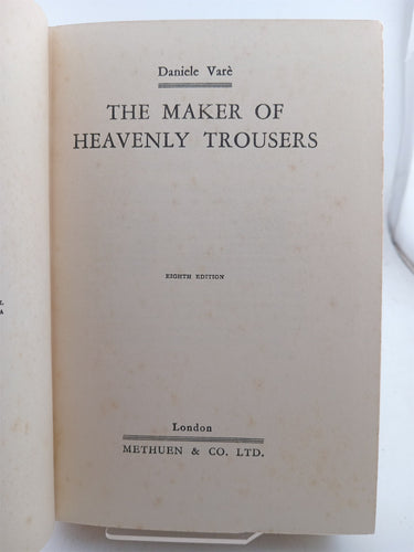 The Maker of Heavenly Trousers by Daniele Vare