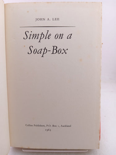 Simple on a Soapbox by John A. Lee