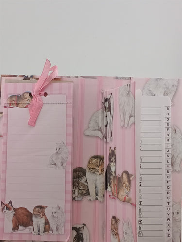 Cat Telephone Book with Writing Pad by Cat Telephone Book with Writing Pad