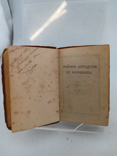 Poèmes Antiques et Modernes by Alfred Vigny (Vintage Miniature Edition)