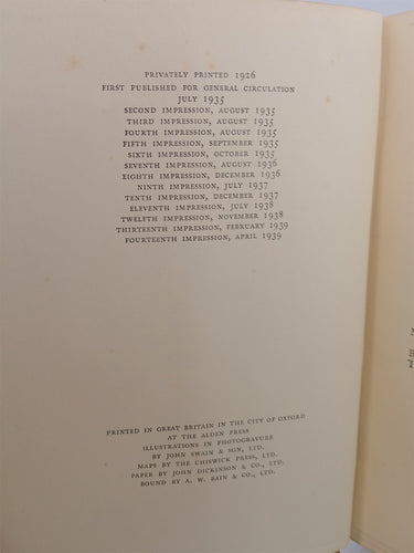 Seven Pillars of Wisdom by T. E. Lawrence