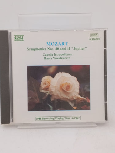 Symphonies Nos. 40 and 41 "Jupiter" [CD] by Wolfgang Amadeus Mozart, Capella Istropolitana - Book Express - Used CDs