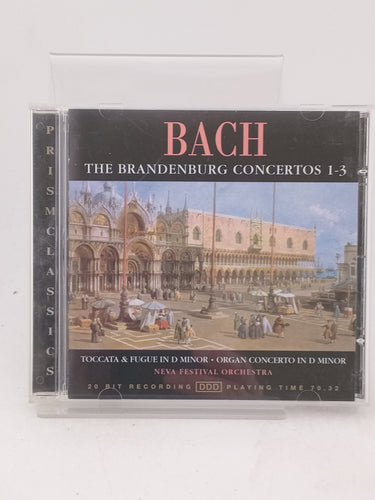 The Brandenburg Concertos 1-3 [CD] by Johann Sebastian Bach, Neva Festival Orchestra - Book Express - Used CDs