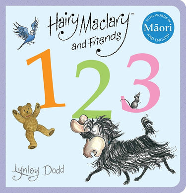 Hairy Maclary and Friends: 123 in Maori and English cover image