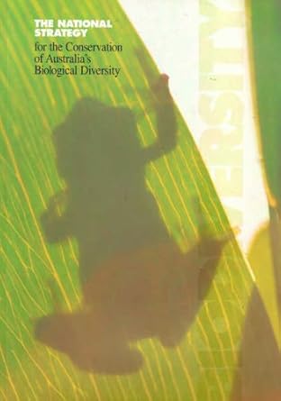 The National Strategy for the Conservation of Australia's Biological Diversity cover image