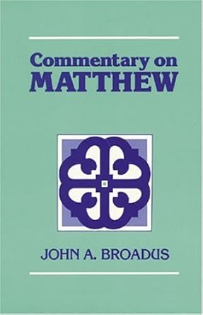 Commentary on Matthew cover image