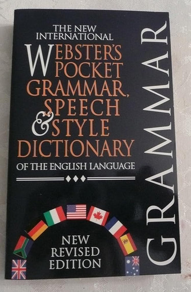 The New International Webster's Pocket Grammar, Speech & Style Dictionary cover image
